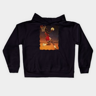 Vintage Jordan dunk moon Kids Hoodie